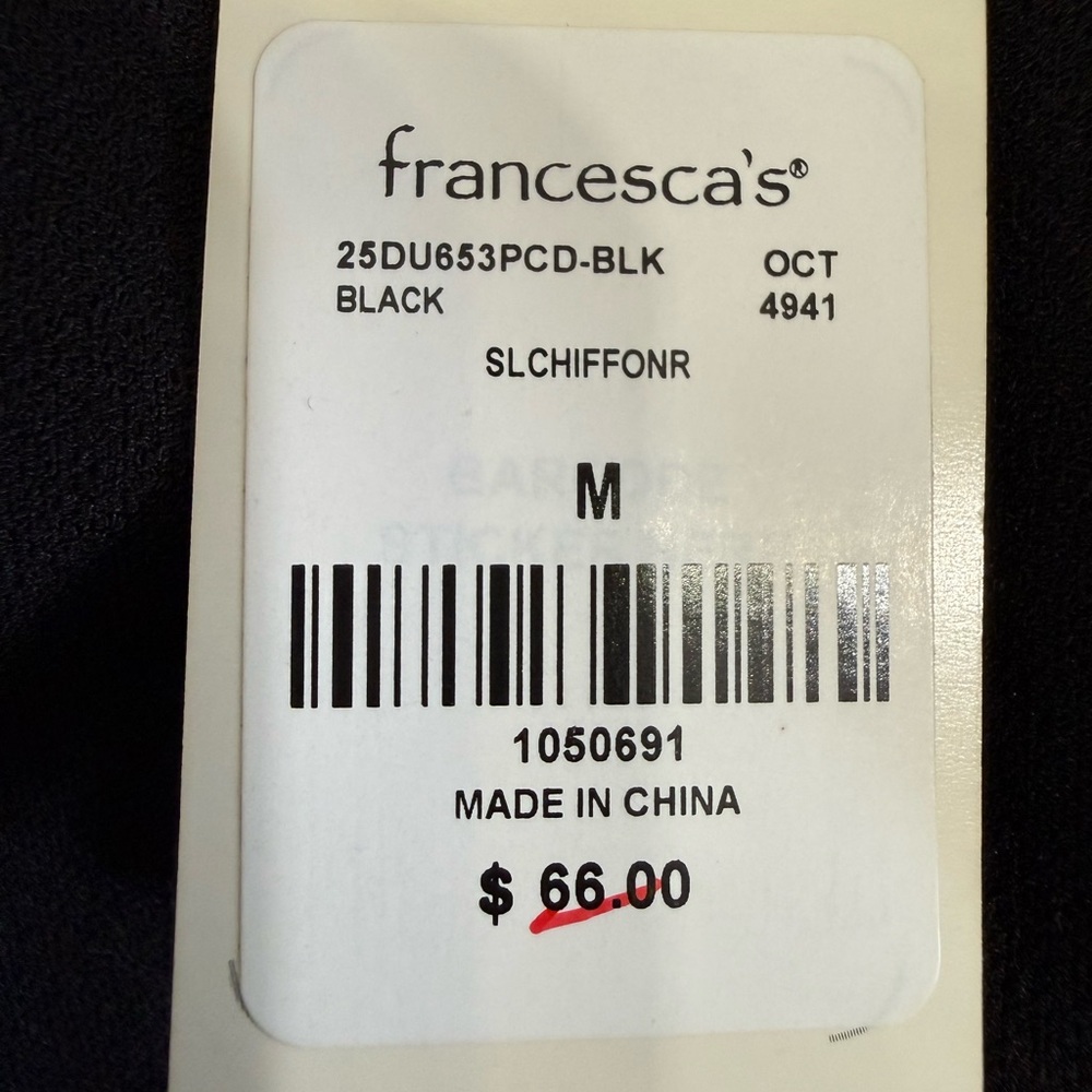 Francesca's Black Midi Dress - Picture 5 of 8